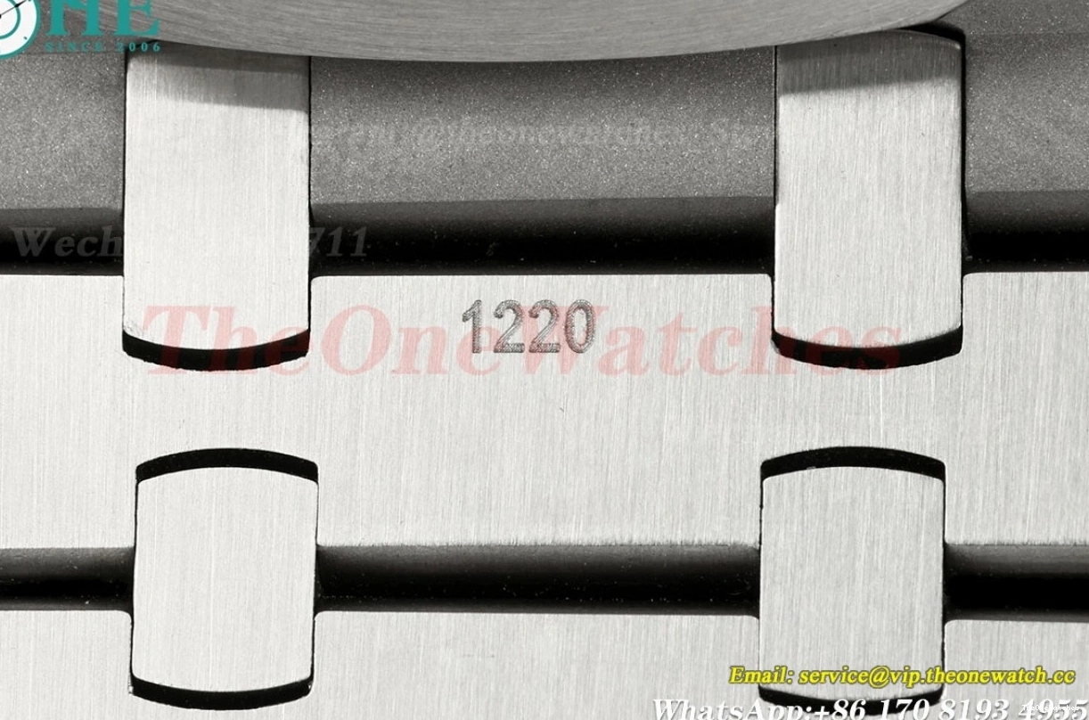 TKF Royal A4302 41mm Clone Super SS Black Dial 15500 Oak SS 0322